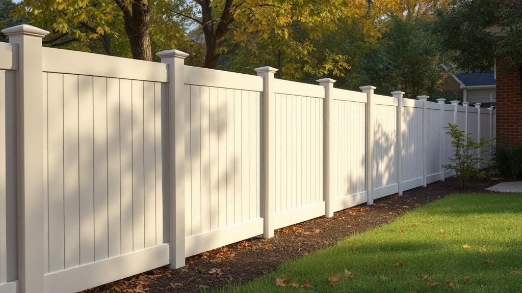Professional vinyl fence installation in Atlanta - low-maintenance boundary