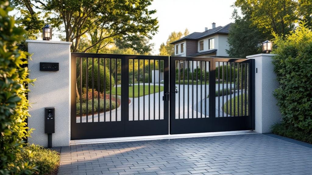 Charlotte automatic gate contractor - quality aluminum work