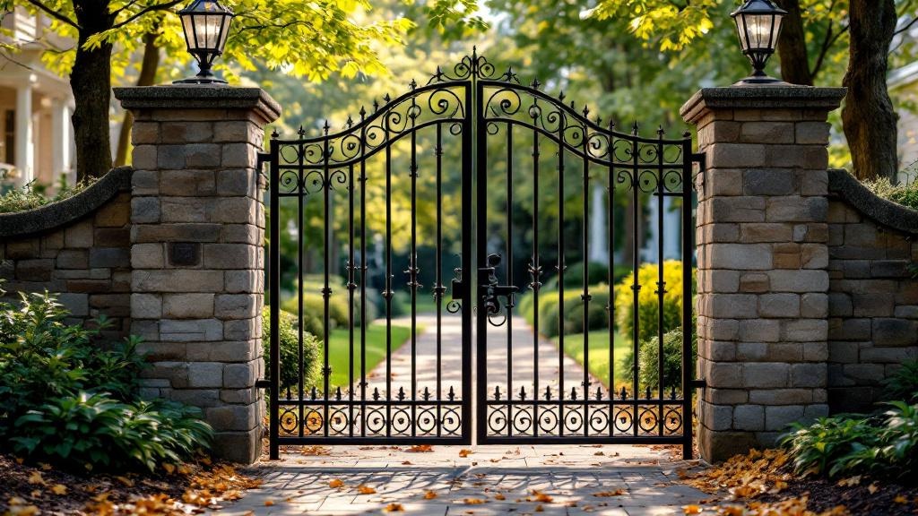 Nashville walk gate contractor - quality wrought iron work