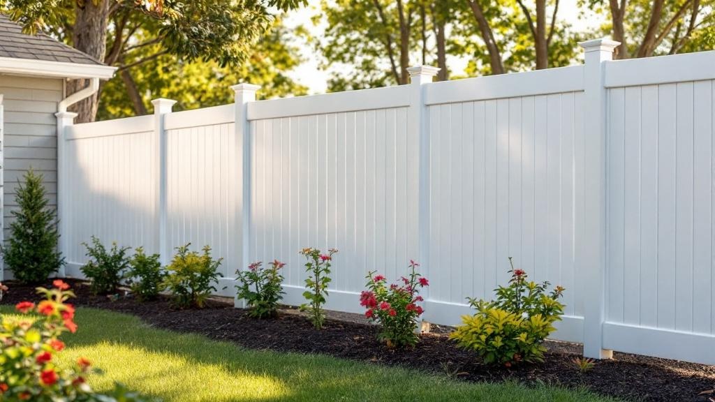 vinyl vinyl fence for low-maintenance boundary in Tennessee
