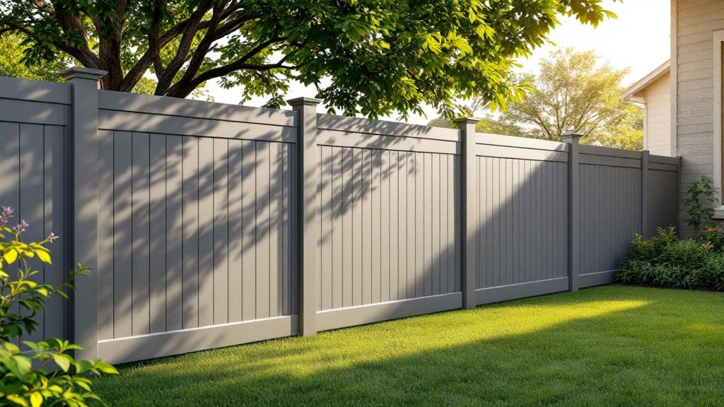 vinyl vinyl fence for low-maintenance boundary in Texas