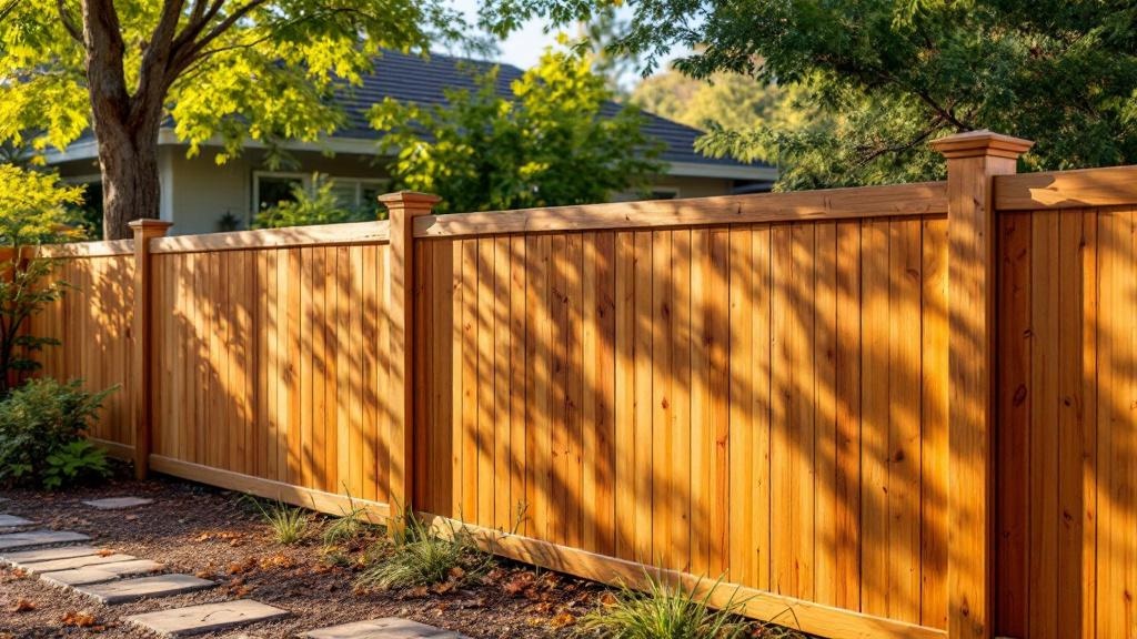 Pressure-Treated Pine board-on-board - 6-foot installation by fence contractor in Phoenix, Arizona