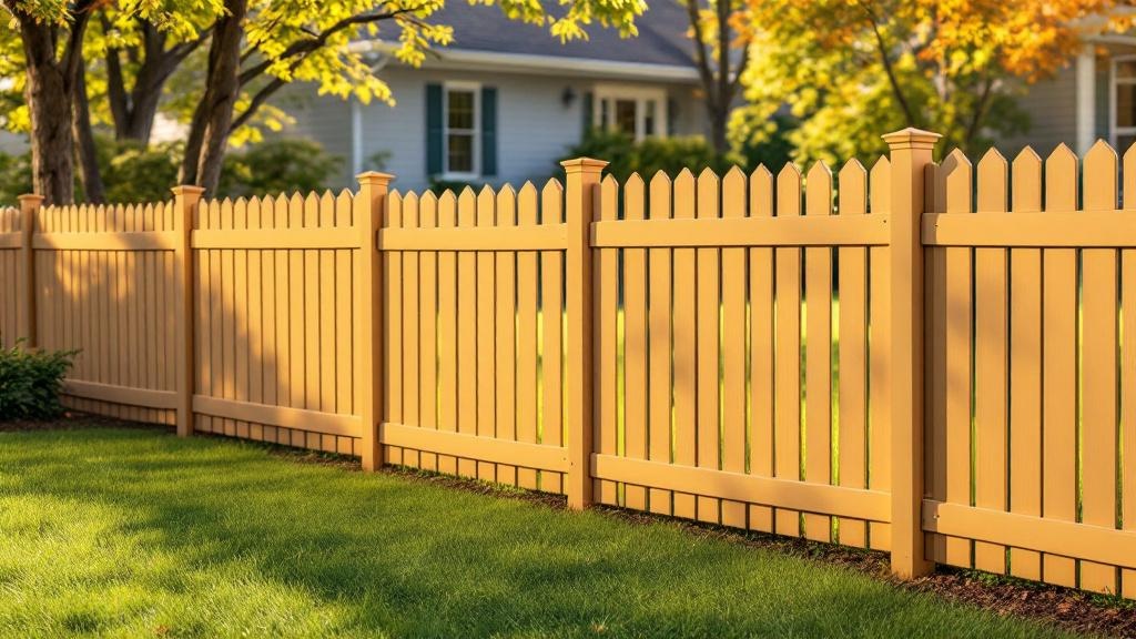 Professional vinyl fence installation in Nashville - low-maintenance boundary