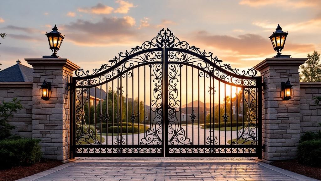Atlanta driveway gate contractor - quality wrought iron work
