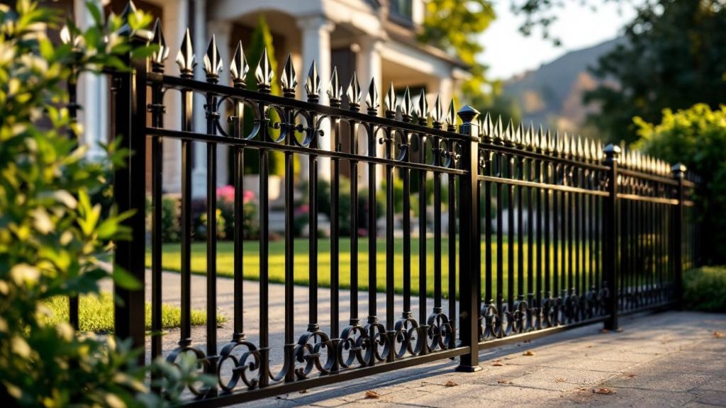 aluminum spear-top - 4-foot installation by fence contractor in Portland, Oregon
