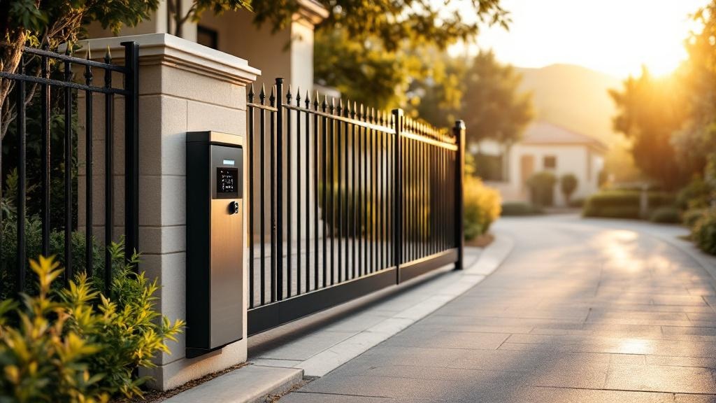 steel automatic gate for secure vehicle access in Arizona