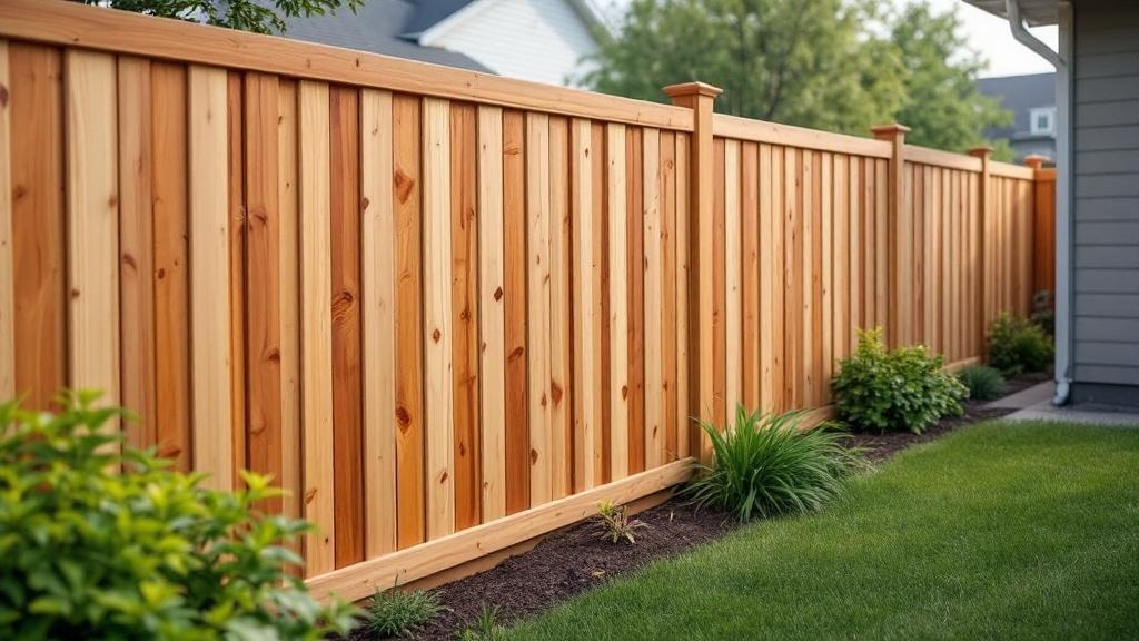 Cedar Privacy Fence - Professional installation