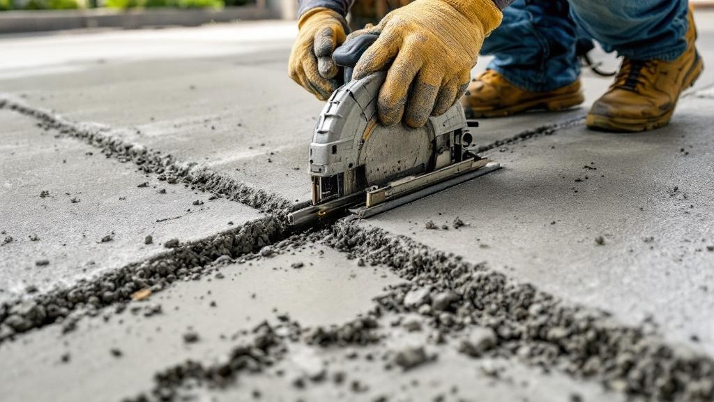 Concrete Driveway Expansion Joints - Professional Driveways by Concrete & Masonry contractors