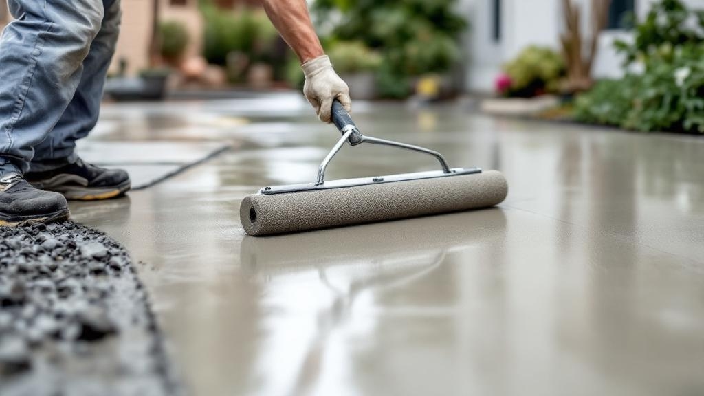 Driveway Concrete Finishing - Professional Driveways by Concrete & Masonry contractors