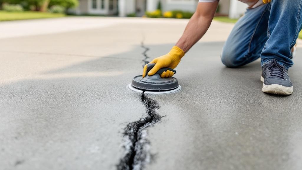 Cracked Driveway Repair - Professional Driveways by Concrete & Masonry contractors