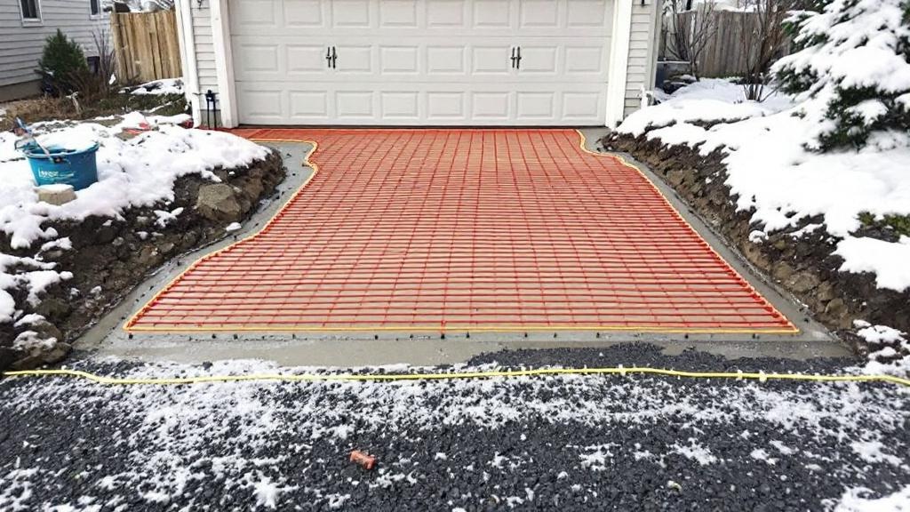 Heated Driveway Installation - Professional Driveways by Concrete & Masonry contractors