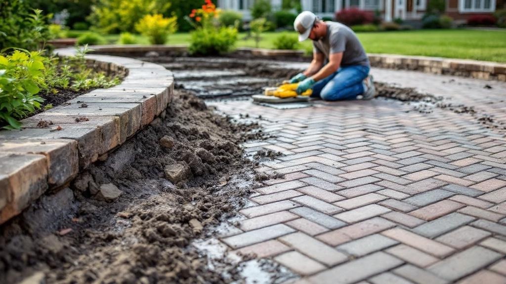 Paver Driveway Installation - Professional Driveways by Concrete & Masonry contractors