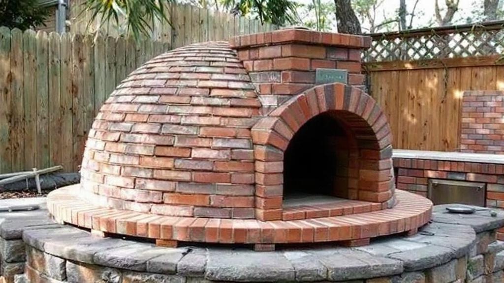 Outdoor Brick Pizza Oven - Professional Masonry by Concrete & Masonry contractors