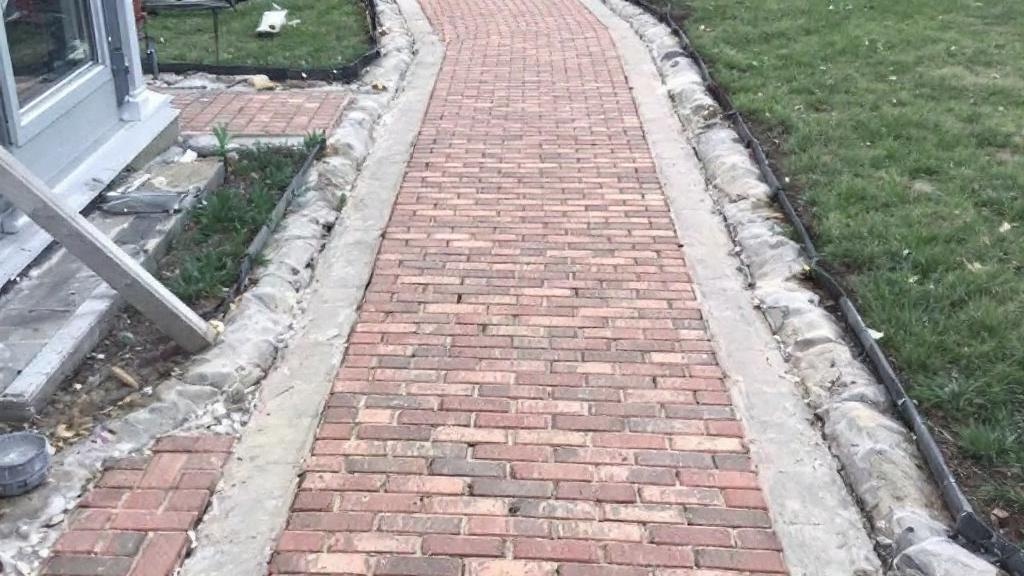 Brick Paver Walkway - Professional Masonry by Concrete & Masonry contractors