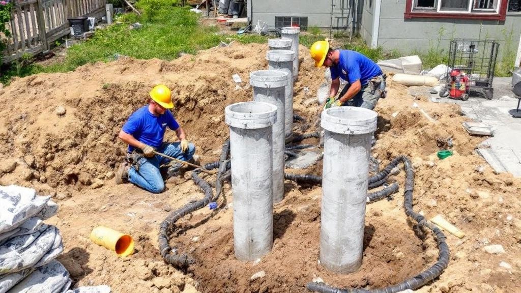 Concrete Column Forms - Professional Foundations by Concrete & Masonry contractors