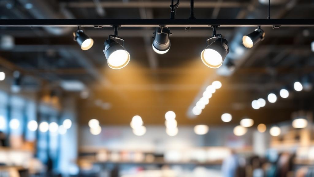 Retail Store Track Lighting - Professional Commercial Electrical by Electrical contractors