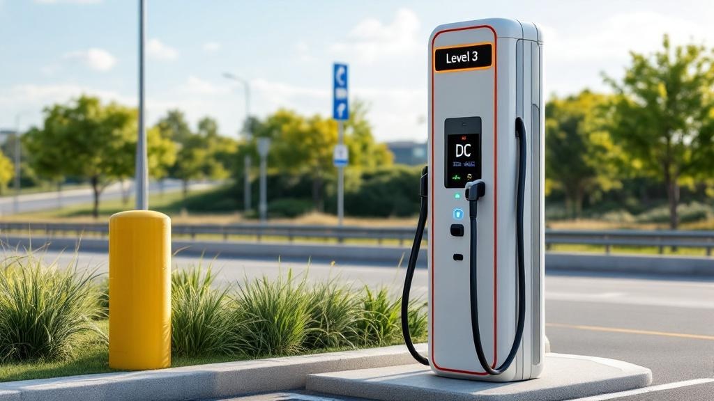 Level 3 DC Fast Charger - Professional EV Charging by Electrical contractors