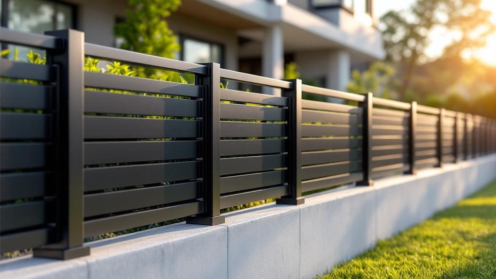 Professional Flat Top Aluminum Fence - Professional Aluminum Fence by Fencing & Gates contractors