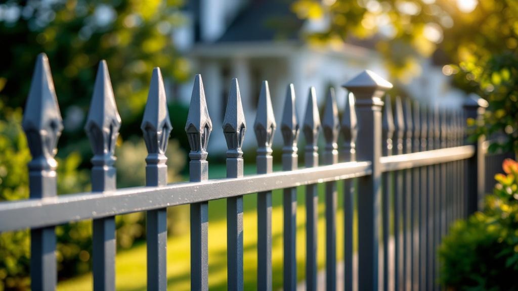 Spear Top Aluminum Fence Project - Professional Aluminum Fence by Fencing & Gates contractors