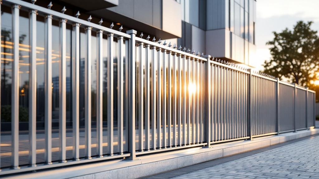 Industrial Aluminum Fence Project - Professional Aluminum Fence by Fencing & Gates contractors