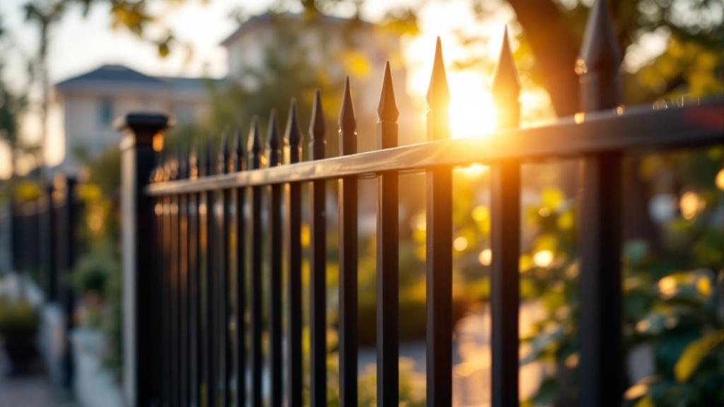 Aluminum Fence Rings Design for Urban Properties - Professional Aluminum Fence by Fencing & Gates contractors