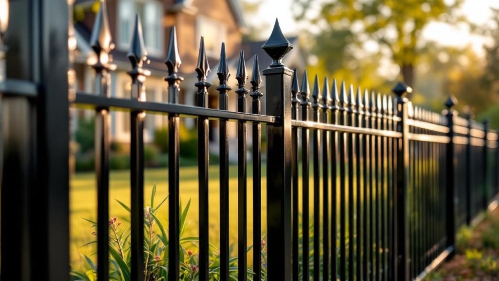Black Aluminum Fence - Residential - Professional Aluminum Fence by Fencing & Gates contractors