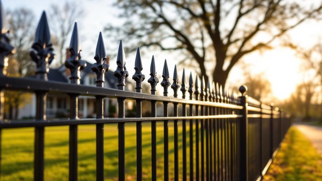 Spear Top Aluminum Fence Project - Professional Aluminum Fence by Fencing & Gates contractors