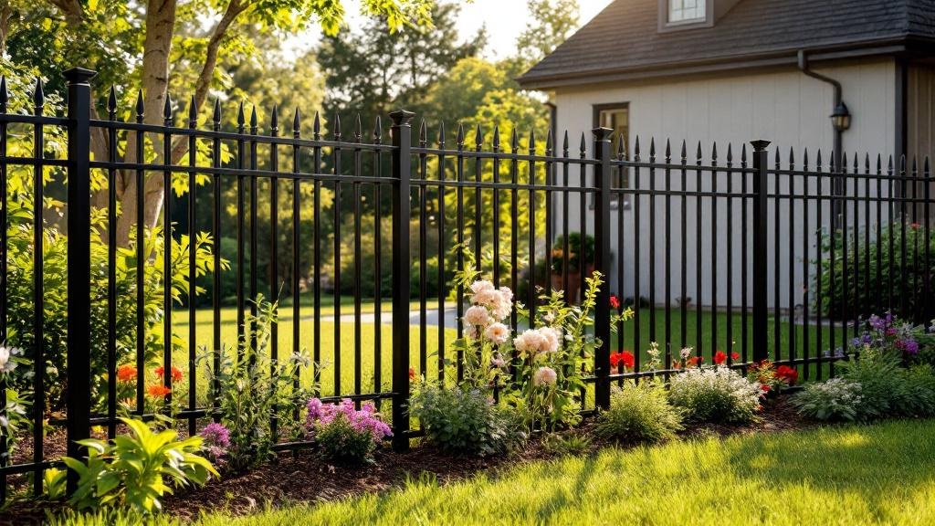 Custom Aluminum Garden Border Fence - Professional Aluminum Fence by Fencing & Gates contractors