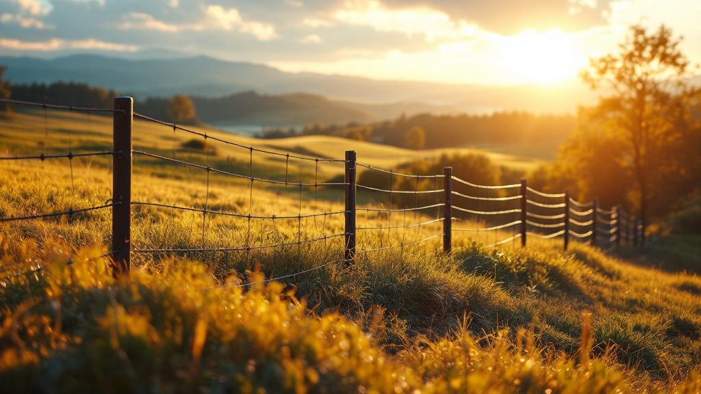 Aluminum Fence on Slope for Rural Properties - Professional Aluminum Fence by Fencing & Gates contractors