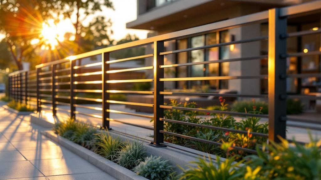 Complete Three Rail Aluminum Fence - Professional Aluminum Fence by Fencing & Gates contractors