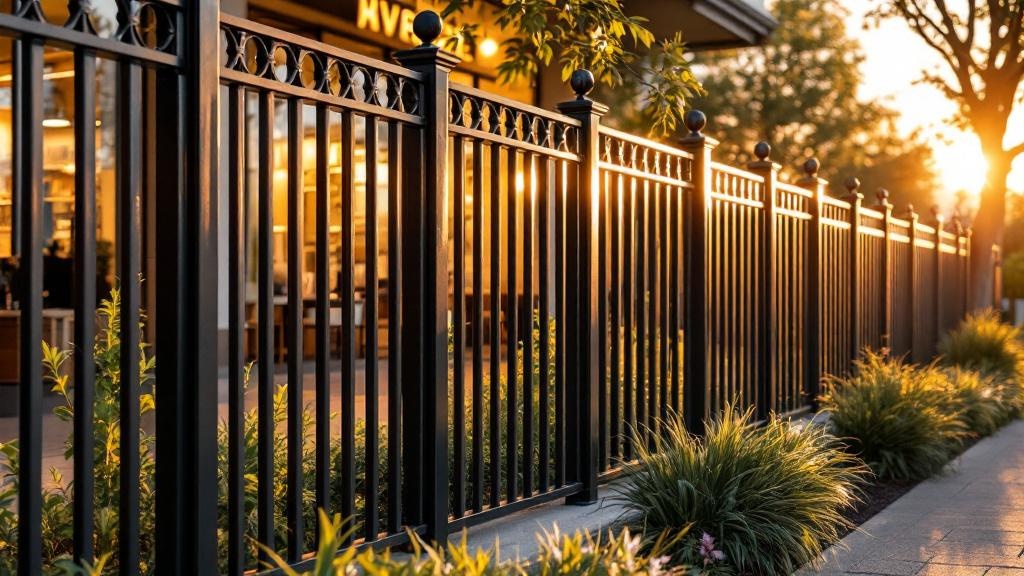Custom Aluminum Fence Powder Coating - Professional Aluminum Fence by Fencing & Gates contractors