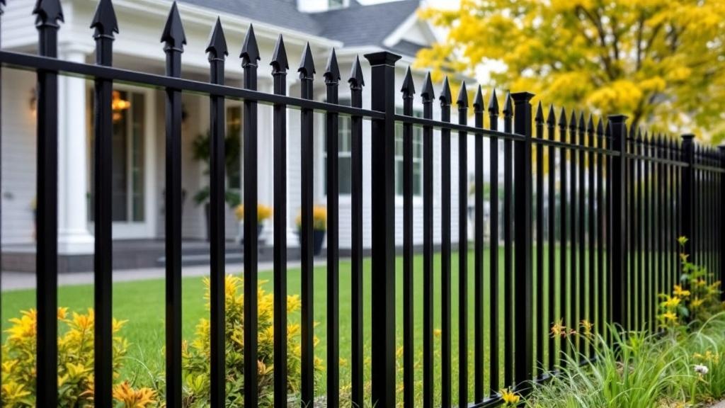 Black Aluminum Fence - Residential - Professional Aluminum Fence by Fencing & Gates contractors