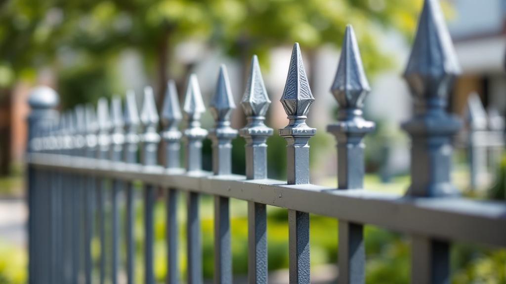Spear Top Aluminum Fence Project - Professional Aluminum Fence by Fencing & Gates contractors