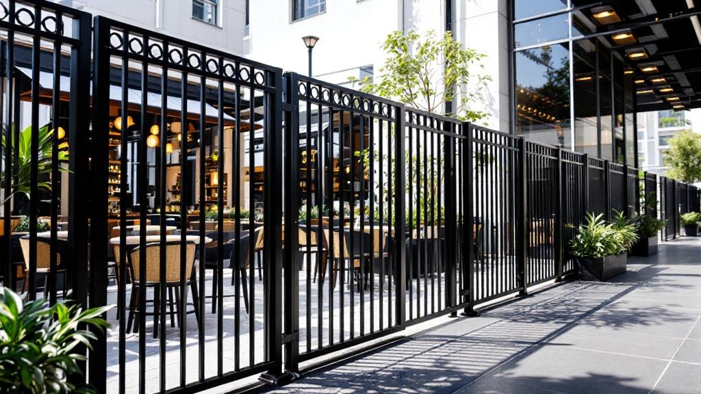 Industrial Aluminum Fence Project - Professional Aluminum Fence by Fencing & Gates contractors