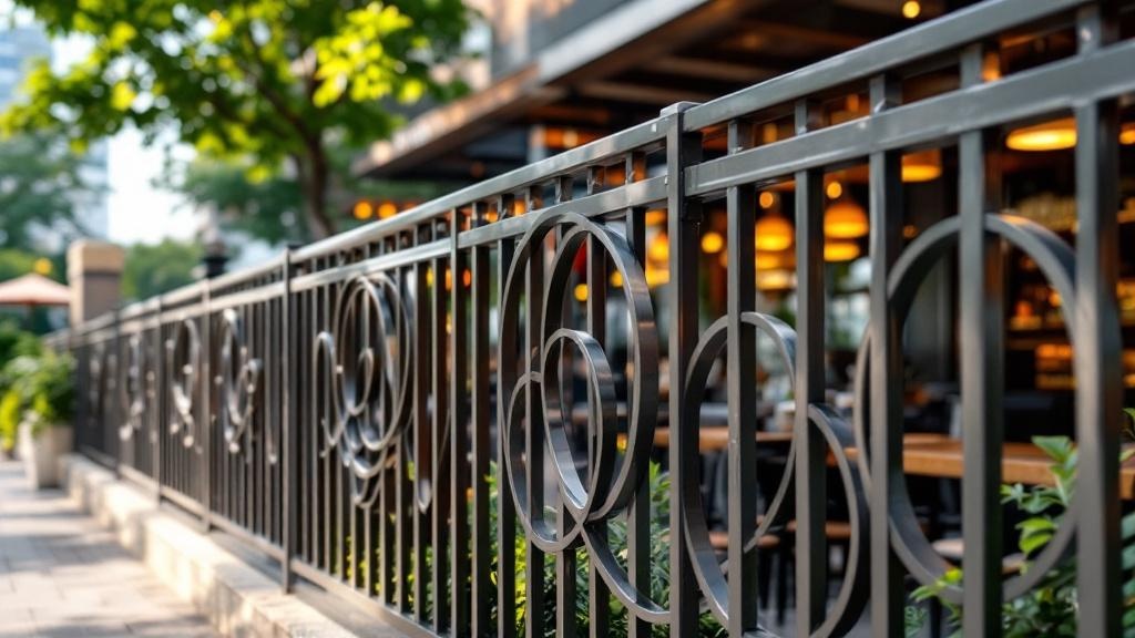 Aluminum Fence Rings Design for Restaurant Properties - Professional Aluminum Fence by Fencing & Gates contractors