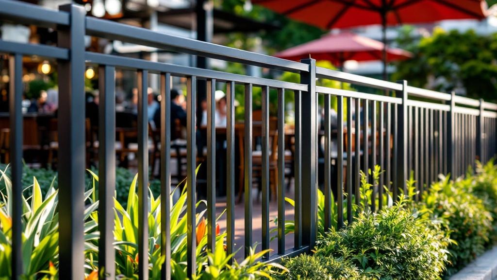 Featured Three Rail Aluminum Fence - Professional Aluminum Fence by Fencing & Gates contractors