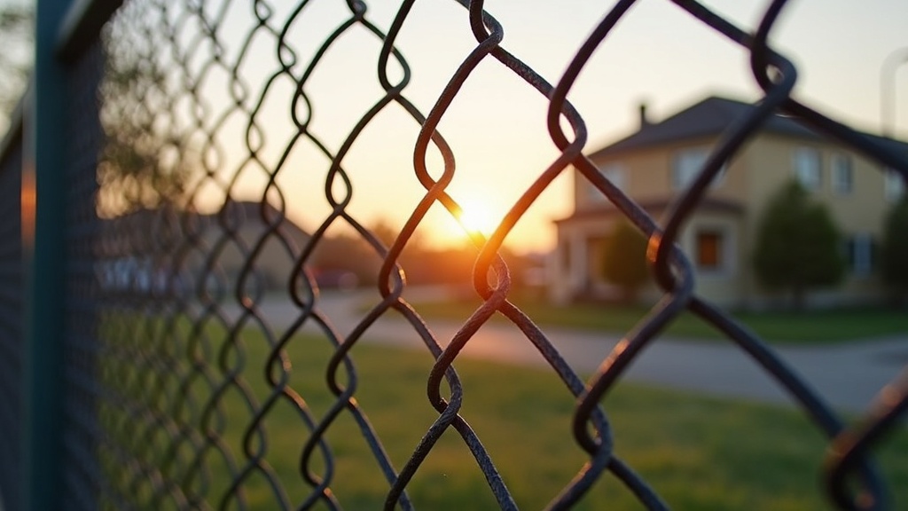 Mini Mesh Chain Link Fence - Contemporary Style #1 - Professional Chain Link by Fencing & Gates contractors
