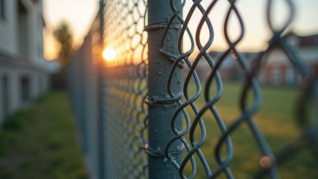 Budget-friendly Chain Link Fence Line Post Detail - Professional Chain Link by Fencing & Gates contractors