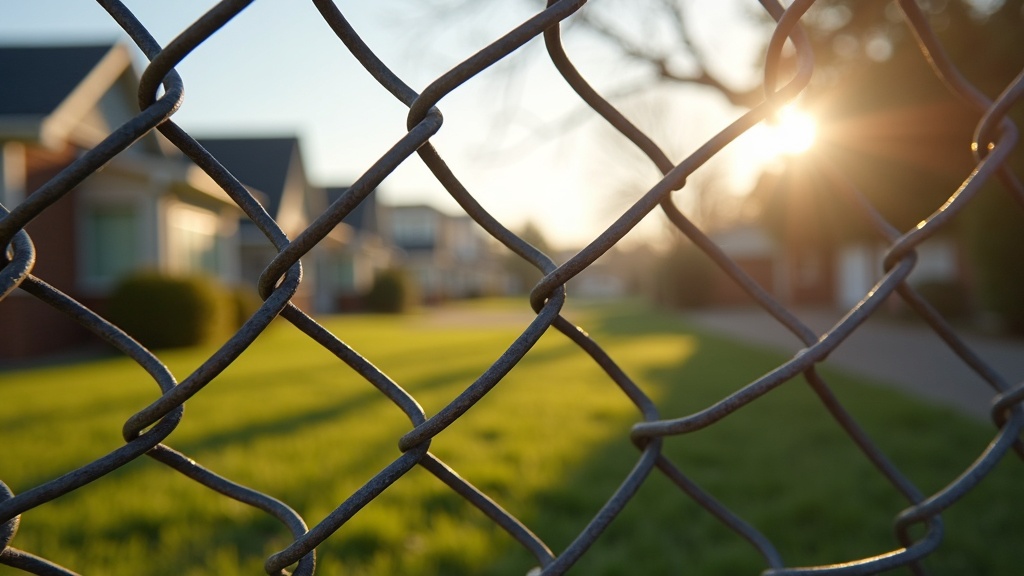 Residential Chain Link Property Line for Urban Properties - Professional Chain Link by Fencing & Gates contractors