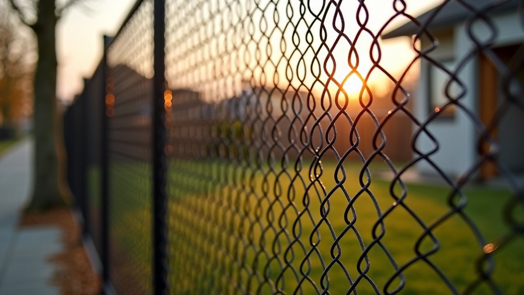 Expert Black Vinyl Chain Link Fence - Professional Chain Link by Fencing & Gates contractors