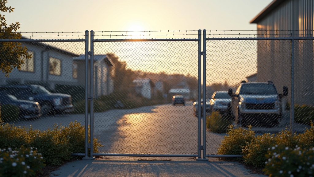Budget-friendly Commercial Chain Link Security Fence - Professional Chain Link by Fencing & Gates contractors