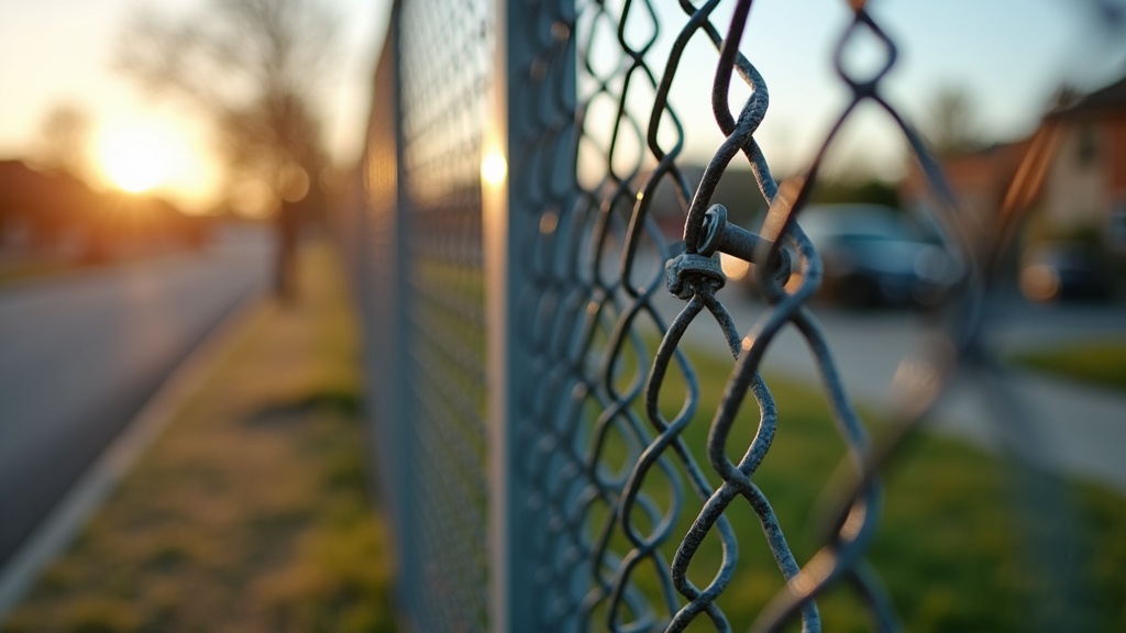 Budget-friendly Chain Link Fence Line Post Detail - Professional Chain Link by Fencing & Gates contractors