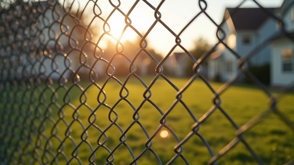 Residential Chain Link Property Line for Urban Properties - Professional Chain Link by Fencing & Gates contractors