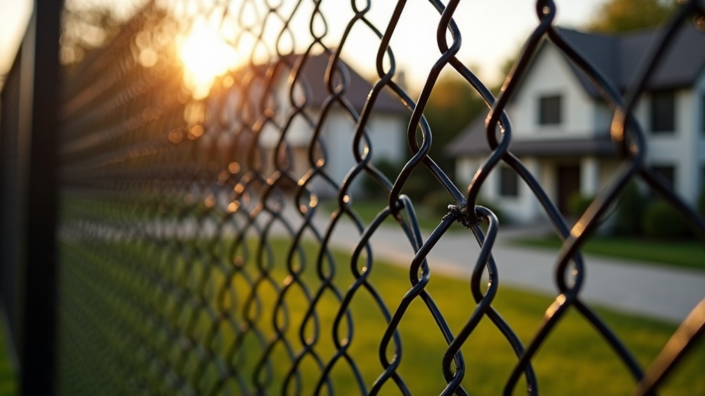Expert Black Vinyl Chain Link Fence - Professional Chain Link by Fencing & Gates contractors
