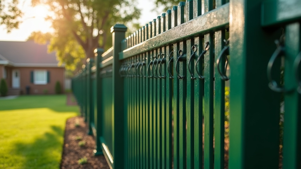 Green Vinyl Chain Link Fence Installation - Professional Chain Link by Fencing & Gates contractors
