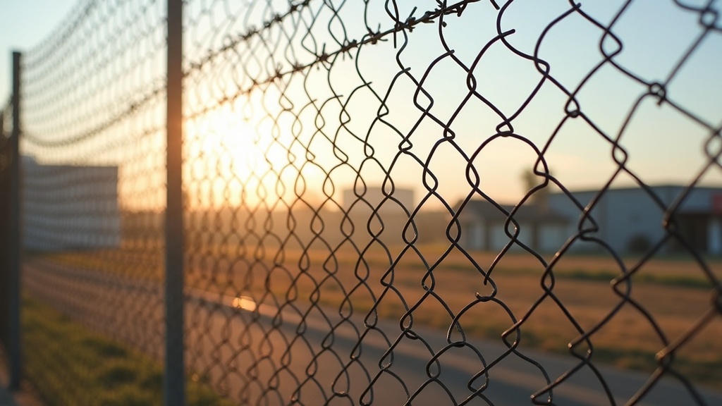 Chain Link Fence with Barbed Wire for Rural Properties - Professional Chain Link by Fencing & Gates contractors