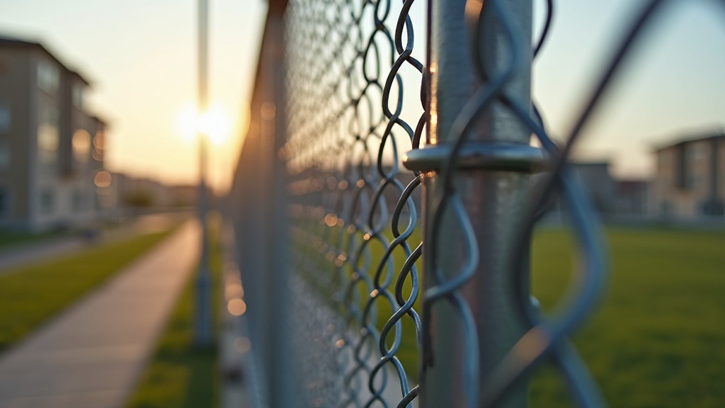 Budget-friendly Chain Link Fence Line Post Detail - Professional Chain Link by Fencing & Gates contractors