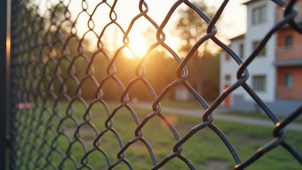 Chain Link Fence Tension Wire - Traditional - Professional Chain Link by Fencing & Gates contractors