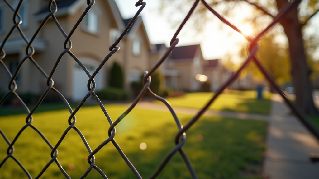 Residential Chain Link Property Line for Apartment Properties - Professional Chain Link by Fencing & Gates contractors