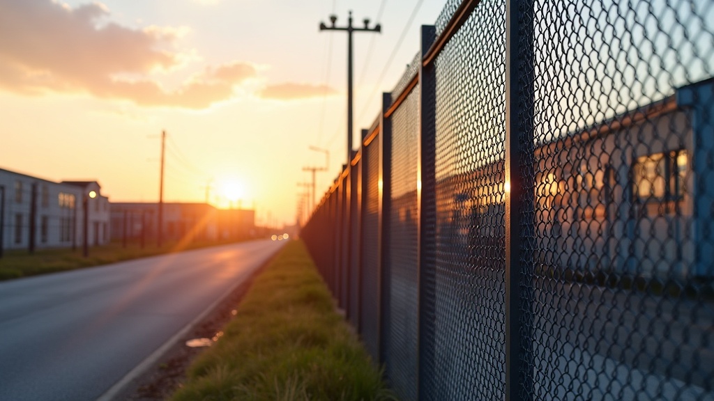 Budget-friendly Commercial Chain Link Security Fence - Professional Chain Link by Fencing & Gates contractors